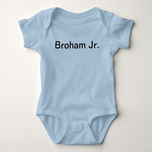 Body Para Bebé Jr. de Broham (Anverso)