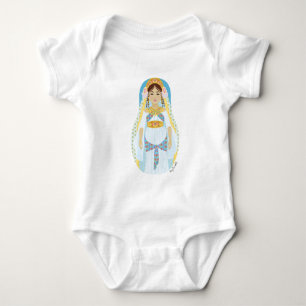 Body Para Bebé Judía, reina Esther Matryoshka Baby Bodysuit
