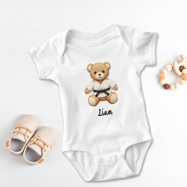 Body Para Bebé Judo Black Belt Teddy – Perfect Gift for Judo