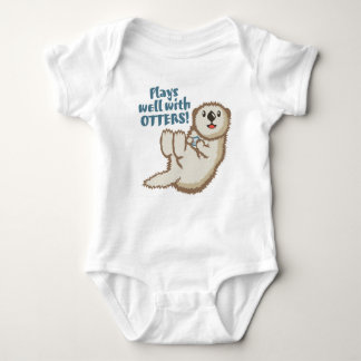 Body Para Bebé Juega bien con Otters Bodysuit