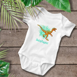 Body Para Bebé Juego de palabra divertido del dinosaurio del