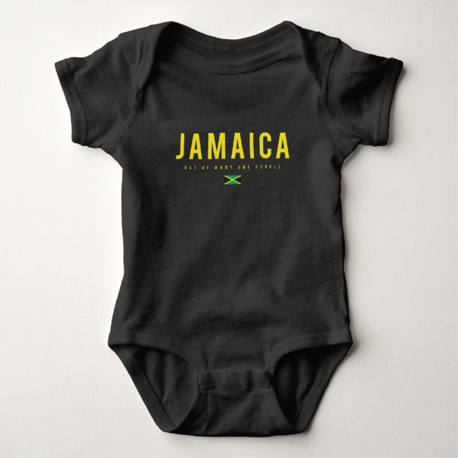BODY PARA BEBÉ JUEGO FUERTE DEL BEBÉ DE JAMAICA (Anverso)