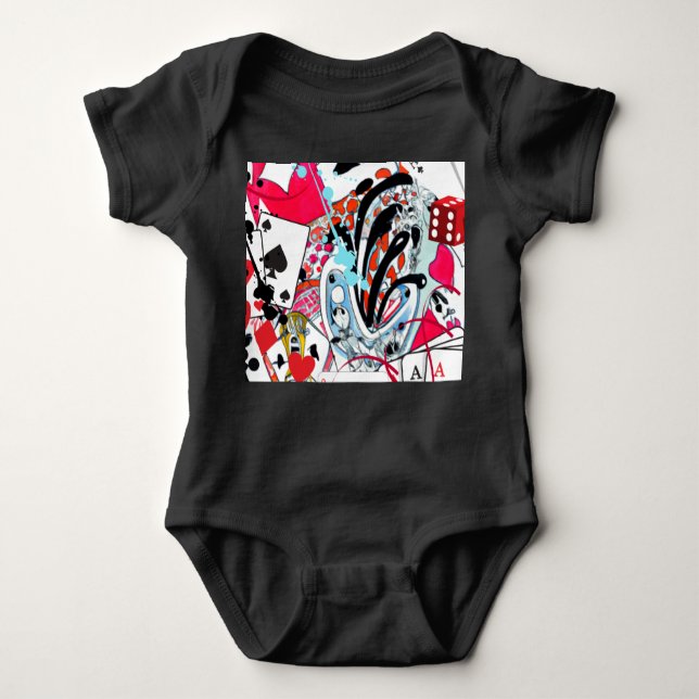 Body Para Bebé Juegos de tarjetas (Anverso)