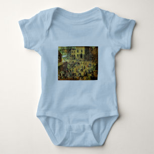 Body Para Bebé "Juegos infantiles" de Pieter Bruegel - 1560