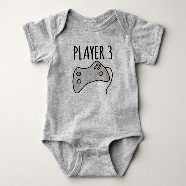 Body Para Bebé Jugador 3 (Anverso)