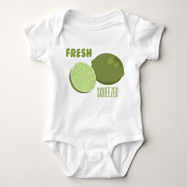 Body Para Bebé Jugo Lime (Anverso)