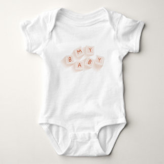 Body Para Bebé Juguetes para Bebés Letras Naranja