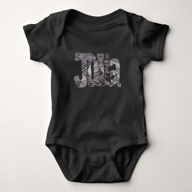 Body Para Bebé Julia Baby Bodysuit (Anverso)