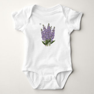 Body Para Bebé Julio Larkspur Bloom - Regalo de cumpleaños person