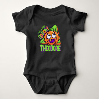 Body Para Bebé Just a Little Spooky Pumpkin - customizable