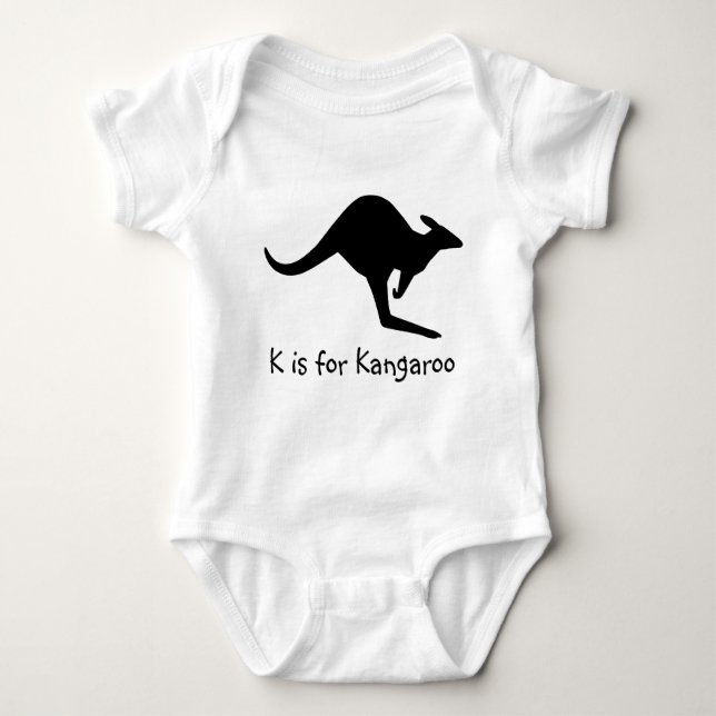 Body Para Bebé K es para Kangaroo Baby (Anverso)