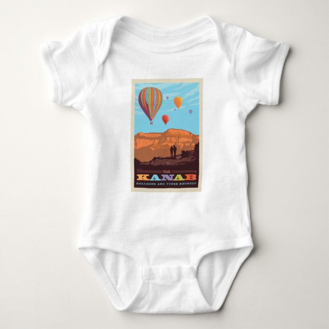 Body Para Bebé Kanab, Utah | Globos Y Tunes (Anverso)