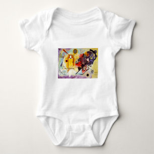 Body Para Bebé Kandinsky Amarillo Rojo Azul