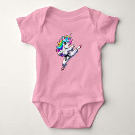 Body Para Bebé Karate unicorn 