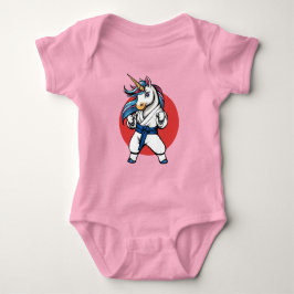 Body Para Bebé Karate Unicorn The cutest fighter 