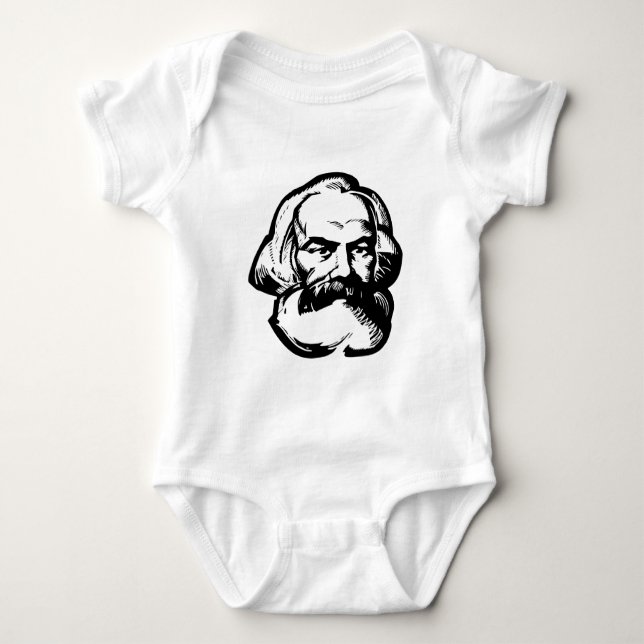 Body Para Bebé Karl Marx (Anverso)