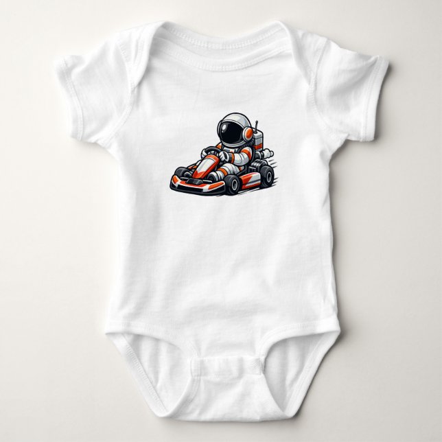 Body Para Bebé Kart de Astronauta (Anverso)