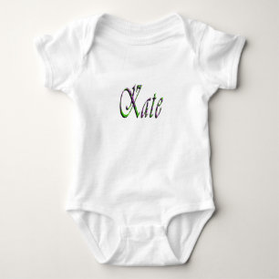 Body Para Bebé "Kate", Nombre, Logo,