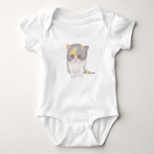 Body Para Bebé Katie kitten baby bodysuit