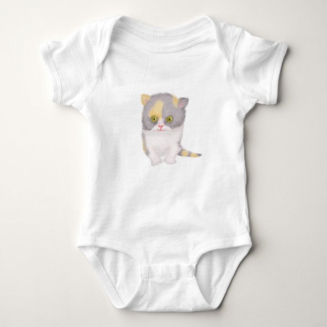 Body Para Bebé Katie kitten baby bodysuit (Anverso)