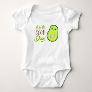 Body Para Bebé kawaii aguacado avo buen día en divertido lindo