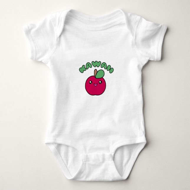 Body Para Bebé Kawaii Apple (Anverso)