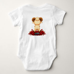 Body Para Bebé Kawaii Aries Zodíaco Neos