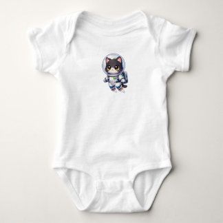 Body Para Bebé Kawaii Astronaut Cat Cartoon – Cute Space Kitty