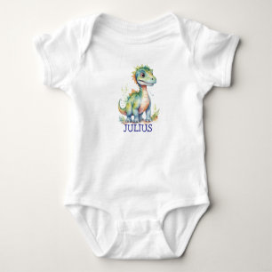 Body Para Bebé Kawaii Dino Baby Nursery Dulce Regalo Prehistórico