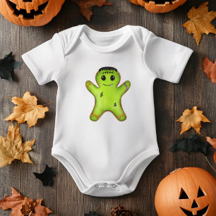 Body Para Bebé Kawaii Frankenstein Hombre de Jengibre Halloween