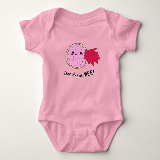 Body Para Bebé Kawaii Jam Donut Cómeme (Anverso)