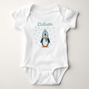Body Para Bebé Kawaii Penguin Baby Bodysuit - Trato De Invierno
