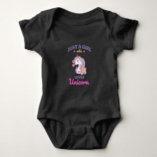 Body Para Bebé Kawaii Rainbow Unicornio mágico colorido