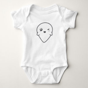 Body Para Bebé Kawaii Winking Ghost Clothing