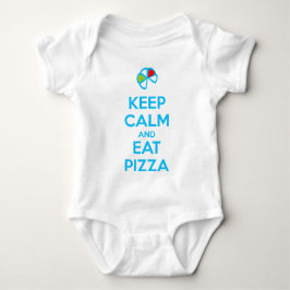 Body Para Bebé Keep Calm and Eat Pizza 1