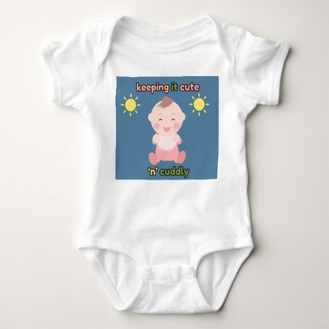 Body Para Bebé Keeping It Cute "n" Cuddly (Anverso)
