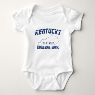 Body Para Bebé Kentucky Bluegrass Bourbon Basketball UScustomInk