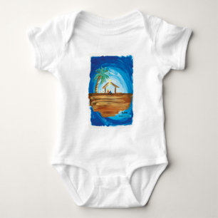 Body Para Bebé KidsArt para Choc - Paz en la Tierra
