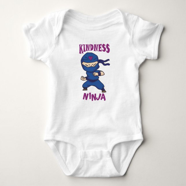 Body Para Bebé Kindness Ninja, Fight against Bullying (Anverso)