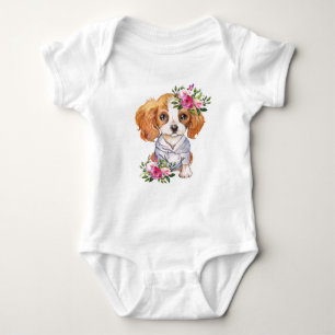 Body Para Bebé King Charles Cavalier Puppy Baby Bodysuit
