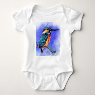 Body Para Bebé Kingfisher Bird Baby Bodysuit