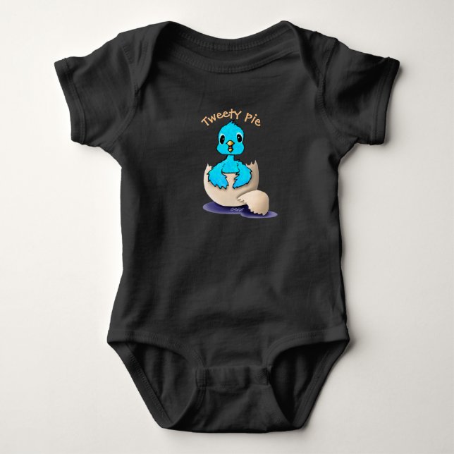 Body Para Bebé KiniArt Baby Bird Baby Bodysuit (Anverso)