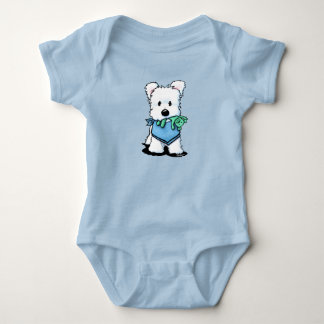 Body Para Bebé KiniArt Westie Bestie Baby Bodysuit