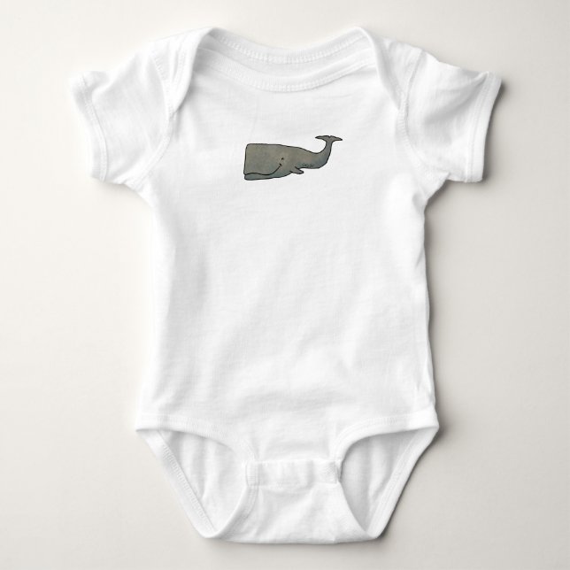 Body Para Bebé KiniArt Whale (Anverso)