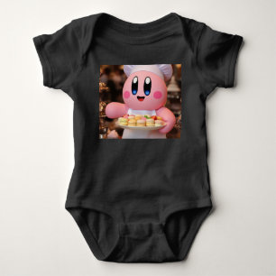 Body Para Bebé Kirby, el traje de bebé de la ayudante de bufé