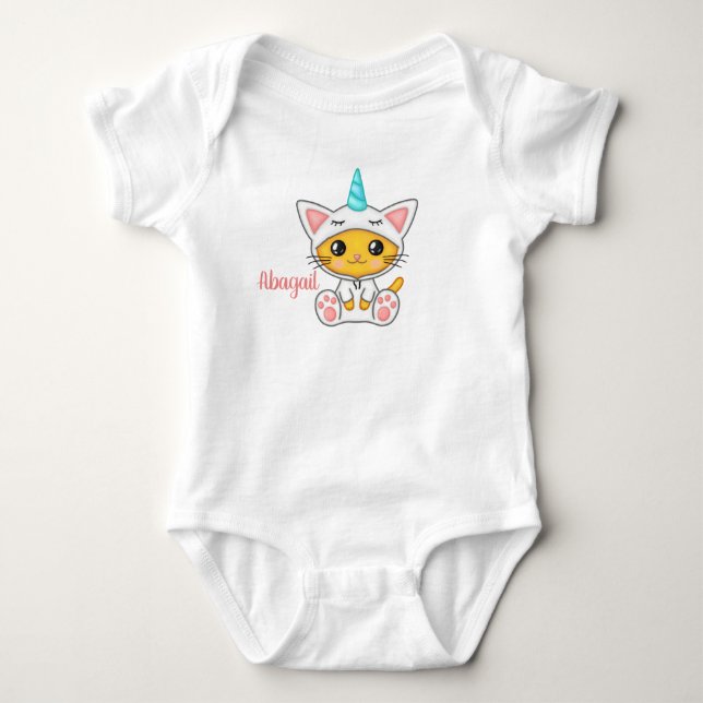Body Para Bebé Kitten personalizado (Anverso)