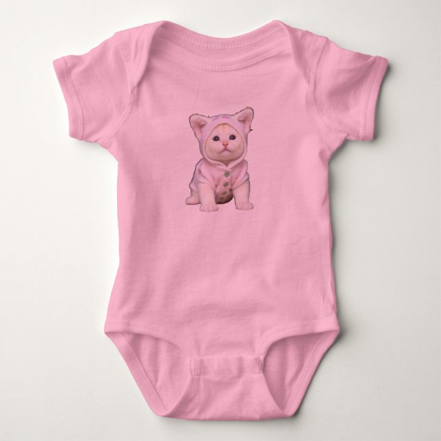 Body Para Bebé kittie bodysuit baby (Anverso)