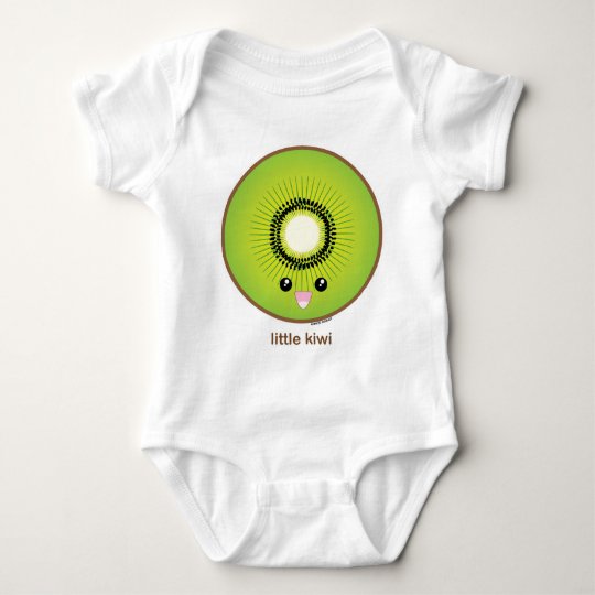 Body Para Bebe Kiwi De Kawaii Zazzle Es