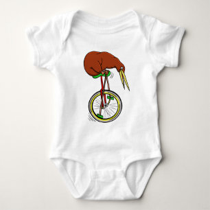 Body Para Bebé Kiwi Montando Un Unicciclo