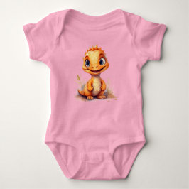Body Para Bebé Kleine Oranje Dino
